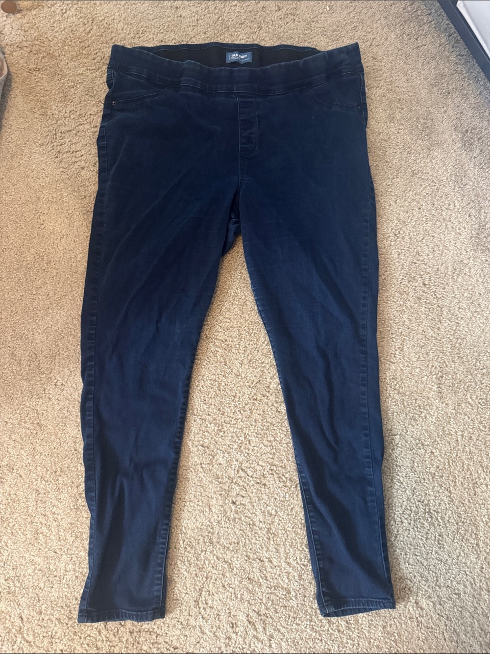 Old Navy Navy Stretch Jeggings
